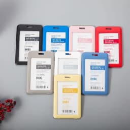 Women Student Credit Card Cover Case Pouch Creative Transparent Retractable Nurse Badge Doctor ID Card Holder Clip Badge