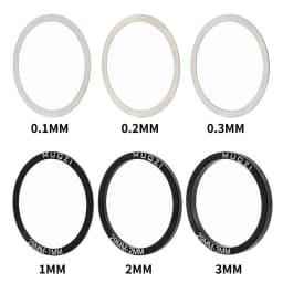 6pcs Bicycle Spare Parts Bottom Bracket Washers Crankset Washer 24/29/30mm For BB86/91/92/PF30/BB30 Aluminum Alloy Spacer