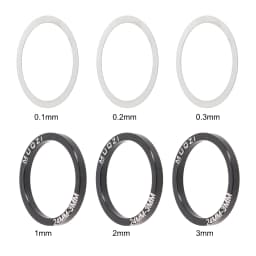 6pcs Bicycle Spare Parts Bottom Bracket Washers Crankset Washer 24/29/30mm For BB86/91/92/PF30/BB30 Aluminum Alloy Spacer