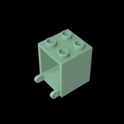 Gobricks GDS-1502 Container, Box 2 x 2 x 2 compatible lego 4345 children's DIY Educational Building Blocks Technical