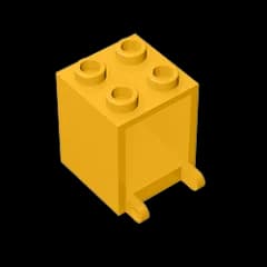 Gobricks GDS-1502 Container, Box 2 x 2 x 2 compatible lego 4345 children's DIY Educational Building Blocks Technical
