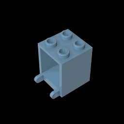 Gobricks GDS-1502 Container, Box 2 x 2 x 2 compatible lego 4345 children's DIY Educational Building Blocks Technical