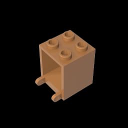 Gobricks GDS-1502 Container, Box 2 x 2 x 2 compatible lego 4345 children's DIY Educational Building Blocks Technical