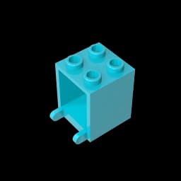 Gobricks GDS-1502 Container, Box 2 x 2 x 2 compatible lego 4345 children's DIY Educational Building Blocks Technical