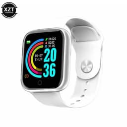 Y68 Color Screen Pedometers Sport Watches Bracelets D20 Heart Rate Blood Pressure Fitness Smart Wristband For Children Men Women