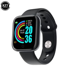 Y68 Color Screen Pedometers Sport Watches Bracelets D20 Heart Rate Blood Pressure Fitness Smart Wristband For Children Men Women