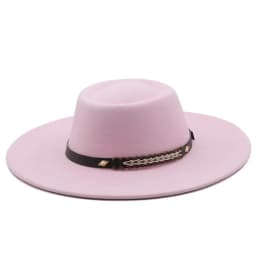 British Style Felt Fedoras Hats for Women9.5CM Wide Brim Men Formal Luxury Jazz Caps Bowler Wedding Dress Hat Chapeau Femme