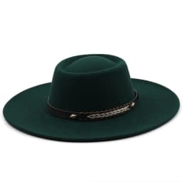 British Style Felt Fedoras Hats for Women9.5CM Wide Brim Men Formal Luxury Jazz Caps Bowler Wedding Dress Hat Chapeau Femme