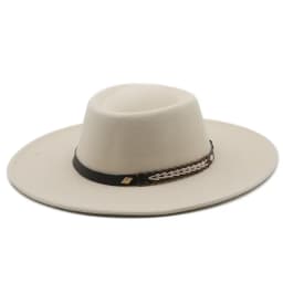 British Style Felt Fedoras Hats for Women9.5CM Wide Brim Men Formal Luxury Jazz Caps Bowler Wedding Dress Hat Chapeau Femme