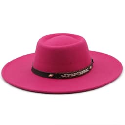 British Style Felt Fedoras Hats for Women9.5CM Wide Brim Men Formal Luxury Jazz Caps Bowler Wedding Dress Hat Chapeau Femme