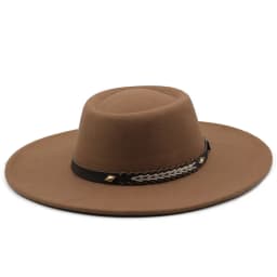 British Style Felt Fedoras Hats for Women9.5CM Wide Brim Men Formal Luxury Jazz Caps Bowler Wedding Dress Hat Chapeau Femme