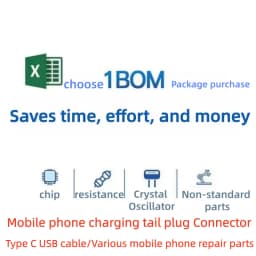 100pcs Micro USB Connector SMD Female Socket No Side Flat Mouth 5pin Short Needle for Mobile Phone Tail Data Plug Charging Port