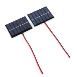 1/2/3 Pcs 0.3W 5V/0.2W 4V Solar Epoxy Panel Polysilicon Board with Wire Mini Solar System Module for Battery Power Charger Solar