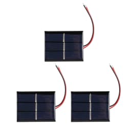 1/2/3 Pcs 0.3W 5V/0.2W 4V Solar Epoxy Panel Polysilicon Board with Wire Mini Solar System Module for Battery Power Charger Solar