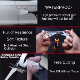 Transparent Stickers Car Door Protector Anti Scratch  Nano Tape Auto Trunk Sill Scuff Protector Film Door Edge Protective