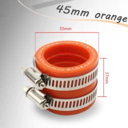 33/35/40/45mm Carburetor Adapter Interface Inlet Pipe Intake For Koso KSR OKO Keihin PWK Maikuni 21 24 26 28 30 32 34mm PE TM PZ