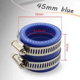 33/35/40/45mm Carburetor Adapter Interface Inlet Pipe Intake For Koso KSR OKO Keihin PWK Maikuni 21 24 26 28 30 32 34mm PE TM PZ