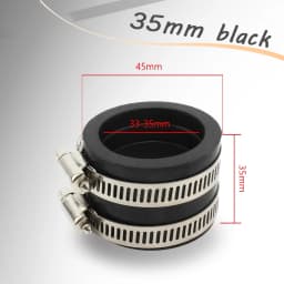 33/35/40/45mm Carburetor Adapter Interface Inlet Pipe Intake For Koso KSR OKO Keihin PWK Maikuni 21 24 26 28 30 32 34mm PE TM PZ