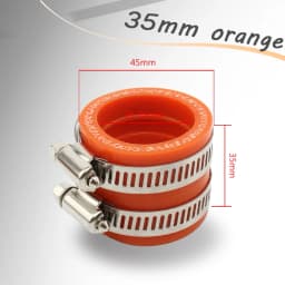 33/35/40/45mm Carburetor Adapter Interface Inlet Pipe Intake For Koso KSR OKO Keihin PWK Maikuni 21 24 26 28 30 32 34mm PE TM PZ