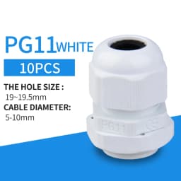 5/10pcs Waterproof Cable Gland Cable Entry IP68 PG7 for 3-6.5mm PG9 PG11 PG13.5/16/19/21 Nylon Plastic Connector Sleeve Joints