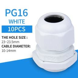 5/10pcs Waterproof Cable Gland Cable Entry IP68 PG7 for 3-6.5mm PG9 PG11 PG13.5/16/19/21 Nylon Plastic Connector Sleeve Joints
