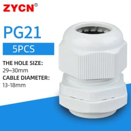 5/10pcs Waterproof Cable Gland Cable Entry IP68 PG7 for 3-6.5mm PG9 PG11 PG13.5/16/19/21 Nylon Plastic Connector Sleeve Joints