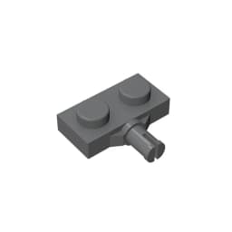Gobricks GDS-1065 Plate, Modified 1 x 2 with Wheel Holder compatible with lego 21445 DIY Building Blocks