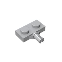 Gobricks GDS-1065 Plate, Modified 1 x 2 with Wheel Holder compatible with lego 21445 DIY Building Blocks