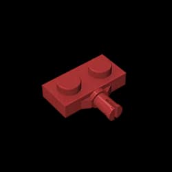 Gobricks GDS-1065 Plate, Modified 1 x 2 with Wheel Holder compatible with lego 21445 DIY Building Blocks