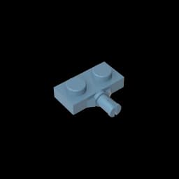 Gobricks GDS-1065 Plate, Modified 1 x 2 with Wheel Holder compatible with lego 21445 DIY Building Blocks