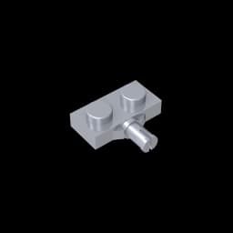 Gobricks GDS-1065 Plate, Modified 1 x 2 with Wheel Holder compatible with lego 21445 DIY Building Blocks