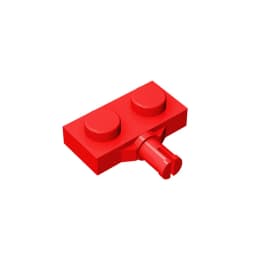 Gobricks GDS-1065 Plate, Modified 1 x 2 with Wheel Holder compatible with lego 21445 DIY Building Blocks