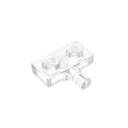 Gobricks GDS-1065 Plate, Modified 1 x 2 with Wheel Holder compatible with lego 21445 DIY Building Blocks