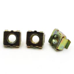 M4 M5 M6 M8 M10 M12 Color Zinc-plated Quartet Floating Nuts Cassette Elastic Enclosure Card Cage Nut Square Snap-In Nut