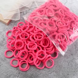 Wholesale 30/50/100Pcs/Lot Colorful Hair Bands Children Seamless Hair Ties Elastic Rubber Band Girl Sweet Scrunchies Accessories