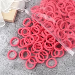 Wholesale 30/50/100Pcs/Lot Colorful Hair Bands Children Seamless Hair Ties Elastic Rubber Band Girl Sweet Scrunchies Accessories