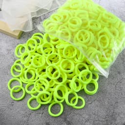 Wholesale 30/50/100Pcs/Lot Colorful Hair Bands Children Seamless Hair Ties Elastic Rubber Band Girl Sweet Scrunchies Accessories
