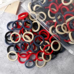 Wholesale 30/50/100Pcs/Lot Colorful Hair Bands Children Seamless Hair Ties Elastic Rubber Band Girl Sweet Scrunchies Accessories