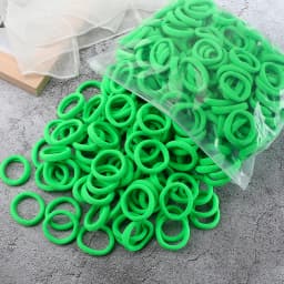 Wholesale 30/50/100Pcs/Lot Colorful Hair Bands Children Seamless Hair Ties Elastic Rubber Band Girl Sweet Scrunchies Accessories