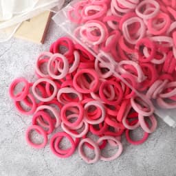 Wholesale 30/50/100Pcs/Lot Colorful Hair Bands Children Seamless Hair Ties Elastic Rubber Band Girl Sweet Scrunchies Accessories