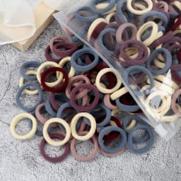 Wholesale 30/50/100Pcs/Lot Colorful Hair Bands Children Seamless Hair Ties Elastic Rubber Band Girl Sweet Scrunchies Accessories