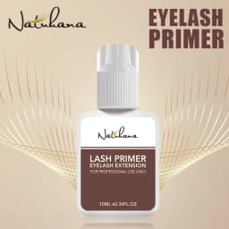 NATUHANA 10ml Super Bonder Fixing Agent for Eyelashes Extensions Primer for Long Last Lashes Glue Adhesive for Eyelash Makeup