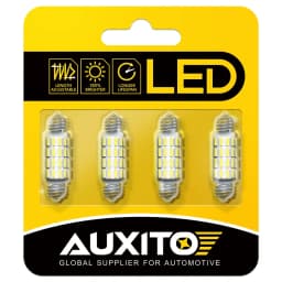 AUXITO C10W C5W LED Canbus Error Free Festoon 39mm 42mm LED Spring Dome Lights Car Interior Bulb Read Light License Plate Lamp