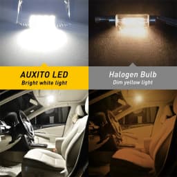 AUXITO C10W C5W LED Canbus Error Free Festoon 39mm 42mm LED Spring Dome Lights Car Interior Bulb Read Light License Plate Lamp