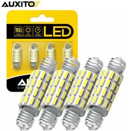 AUXITO C10W C5W LED Canbus Error Free Festoon 39mm 42mm LED Spring Dome Lights Car Interior Bulb Read Light License Plate Lamp