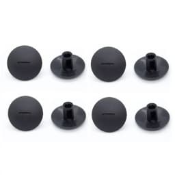 10pcs Black Plastics Auto Fasteners Wheel Housing / Door Trim Panel Retaining Clip Car Accessories 7703081054 for Renault