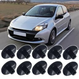 10pcs Black Plastics Auto Fasteners Wheel Housing / Door Trim Panel Retaining Clip Car Accessories 7703081054 for Renault