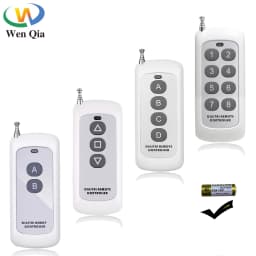 433 Mhz Wireless RF Remote Control Switch EV1527 Learning Code Controller 2/3/4/8 Buttons Transmitter For Garage Door Gate Light
