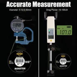 SeaKnight Brand NEW MONSTER/MANSTER W8 II 150M300M500M 8 Strands Casting Braided Wire Fishing Line 15-100LB Smooth Multifilament