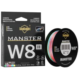 SeaKnight Brand NEW MONSTER/MANSTER W8 II 150M300M500M 8 Strands Casting Braided Wire Fishing Line 15-100LB Smooth Multifilament